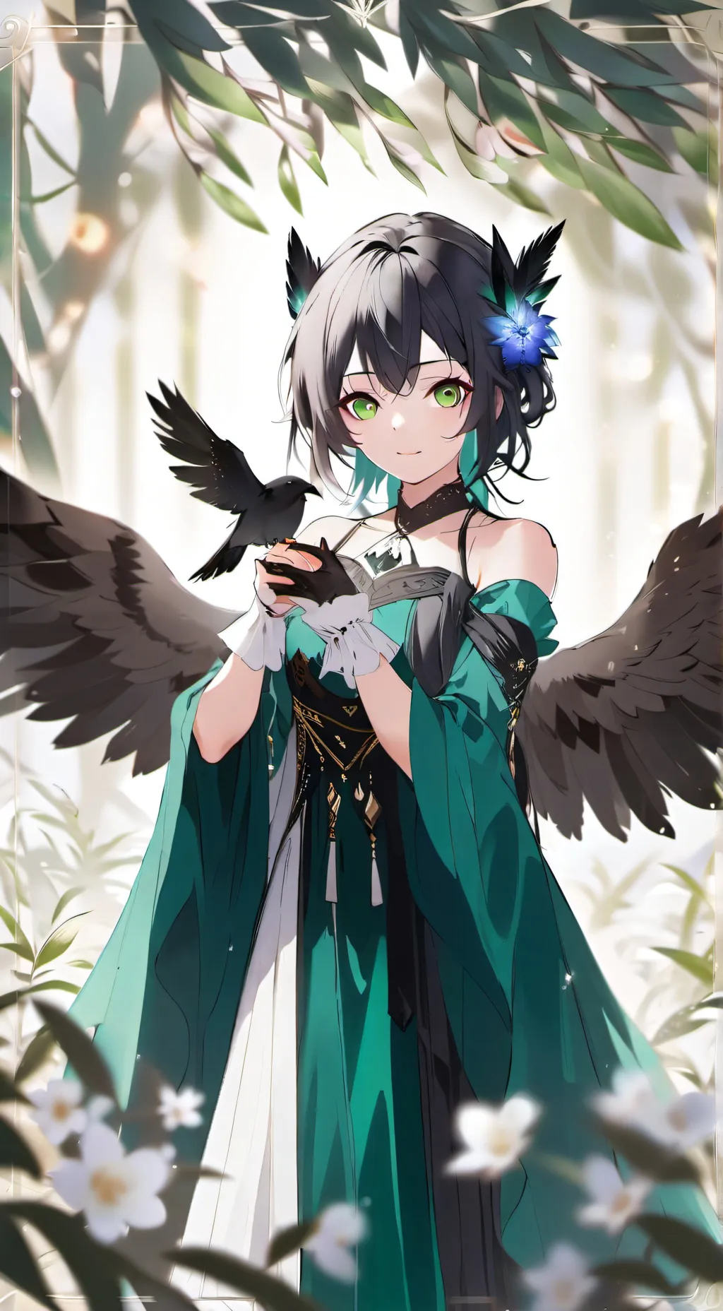 ai character: qjo in your school background