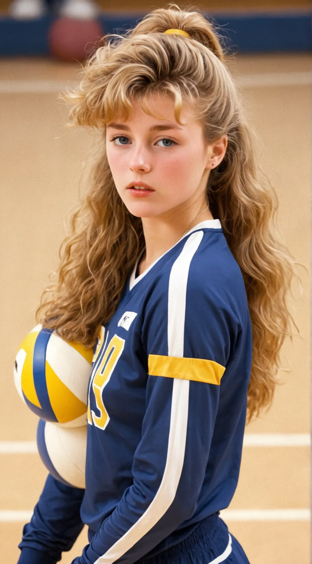ai character: Holly Richardson  background