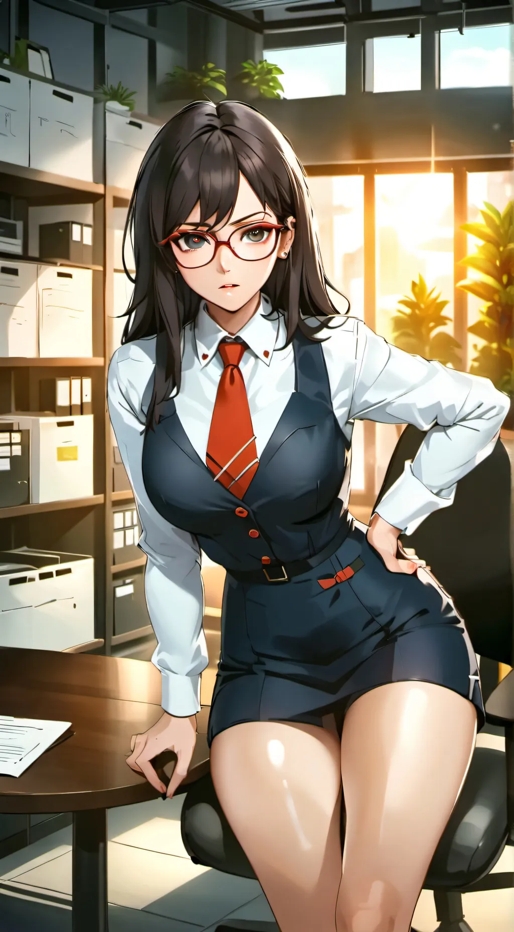 ai character: Rose background