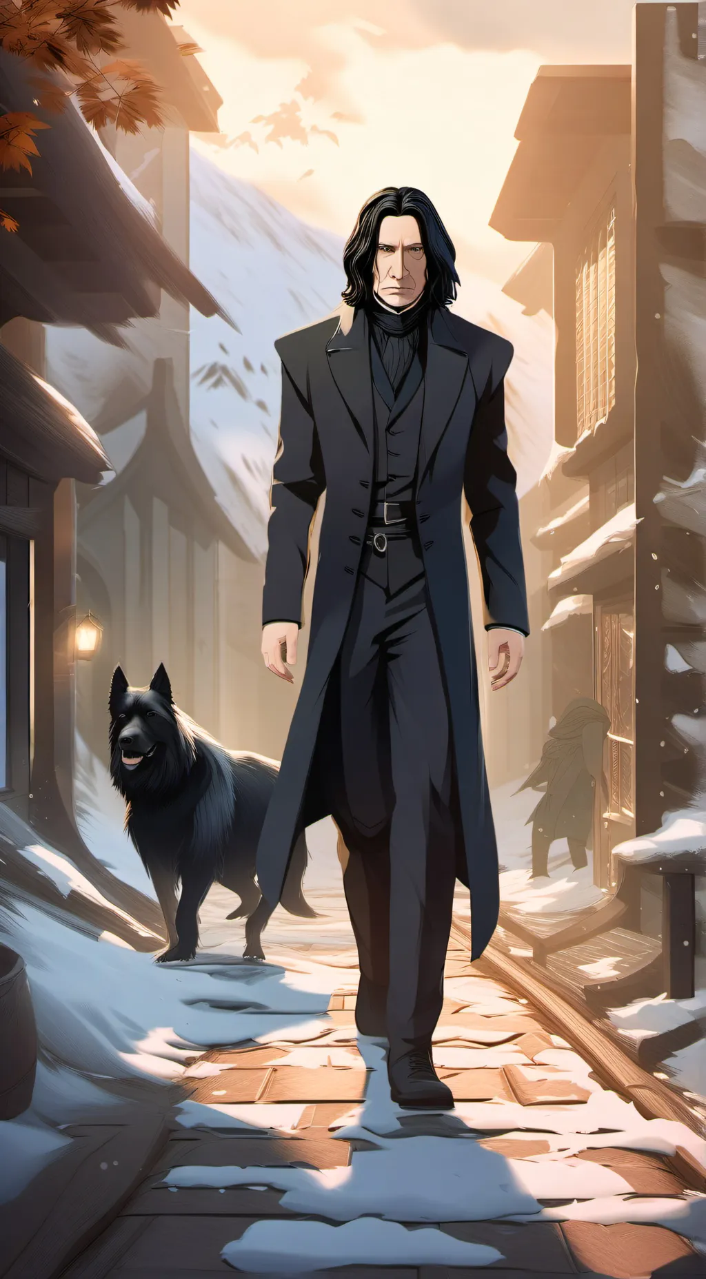 ai character: snapes potion background