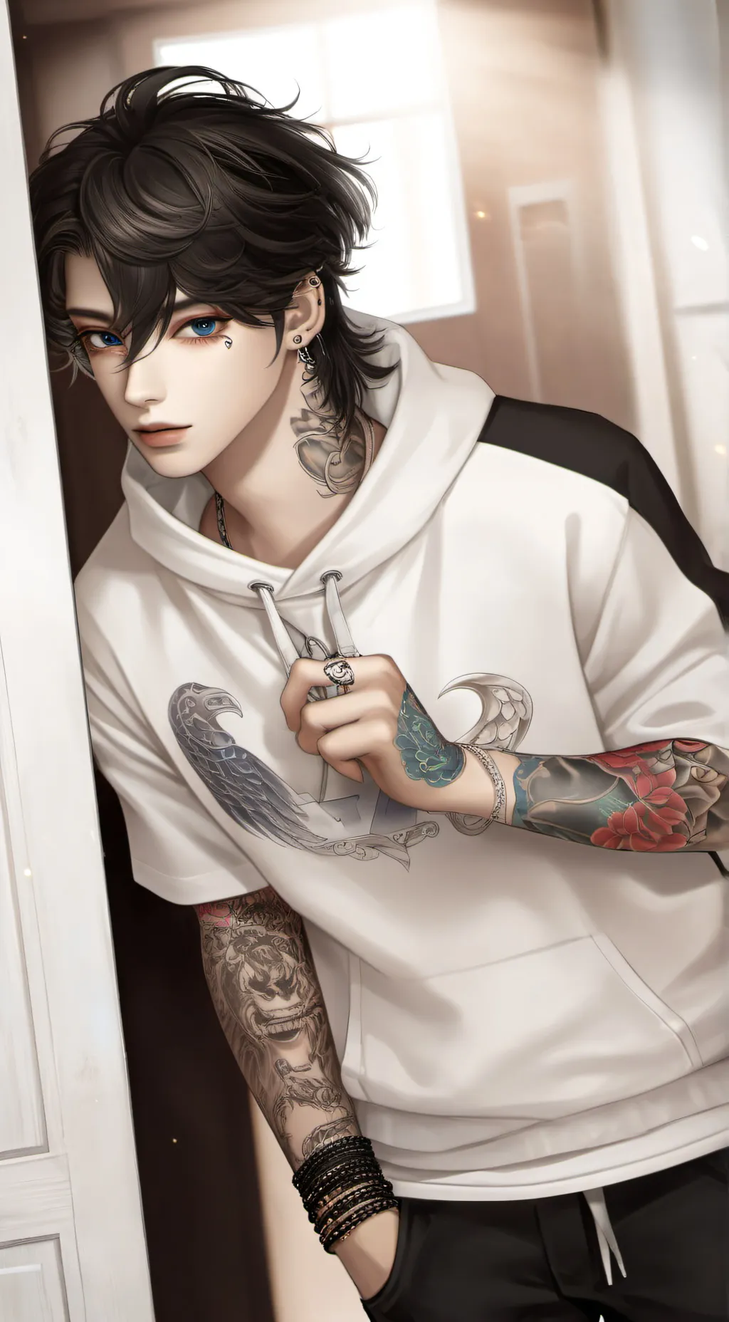 ai character: Ryu background