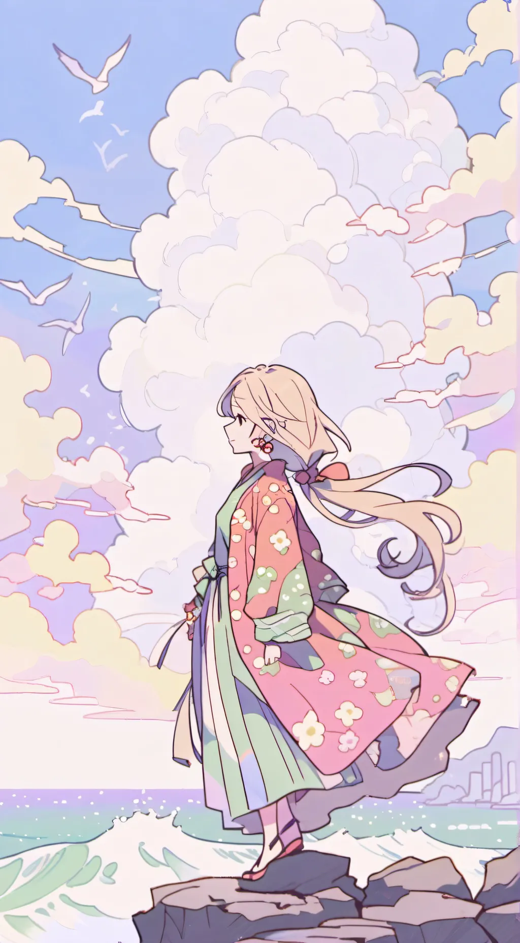 ai character: Luna background