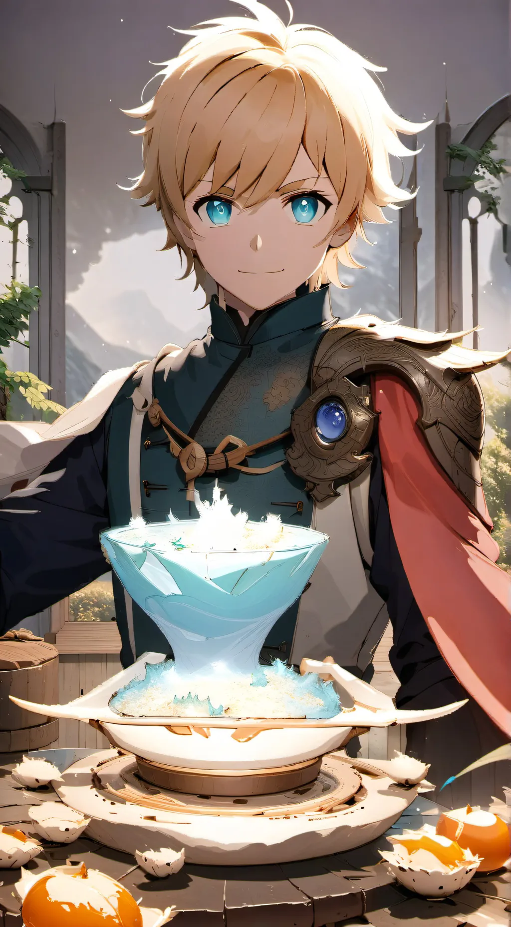 ai character: Fureddo Jonzu  background