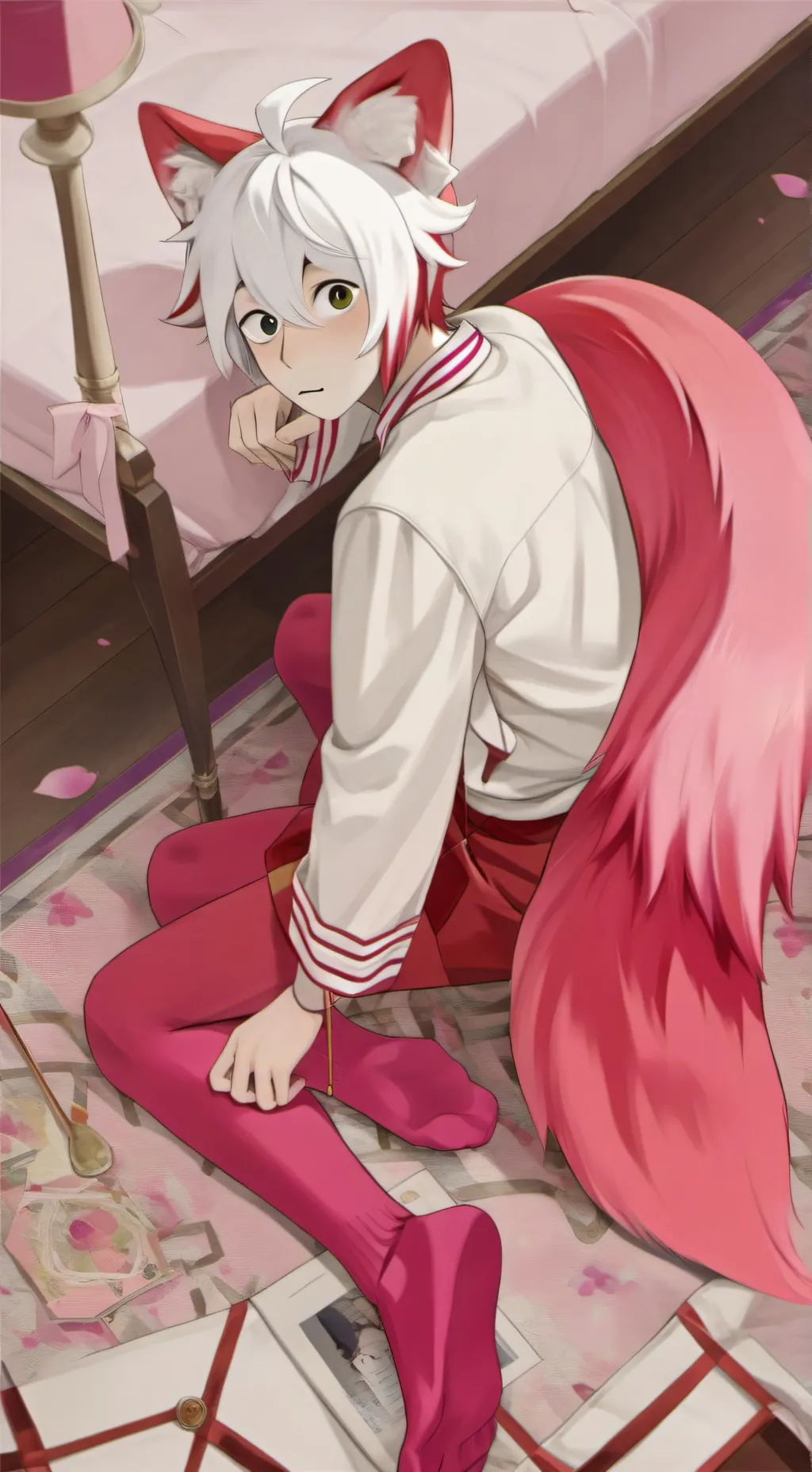ai character: furry infection  background