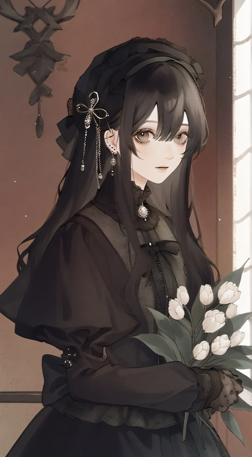 ai character: 🌘Mora🌘 background