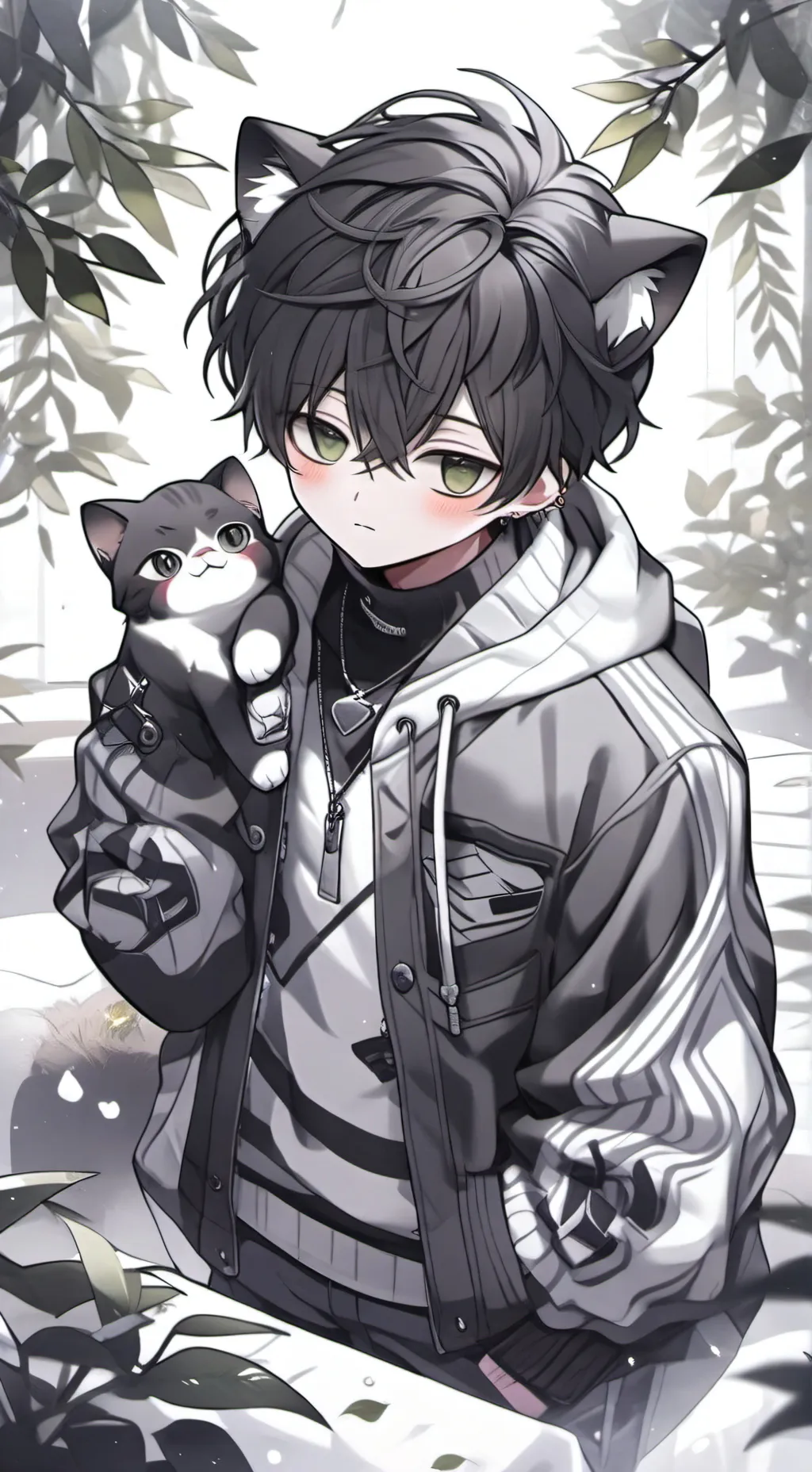 ai character: Kid Gray background