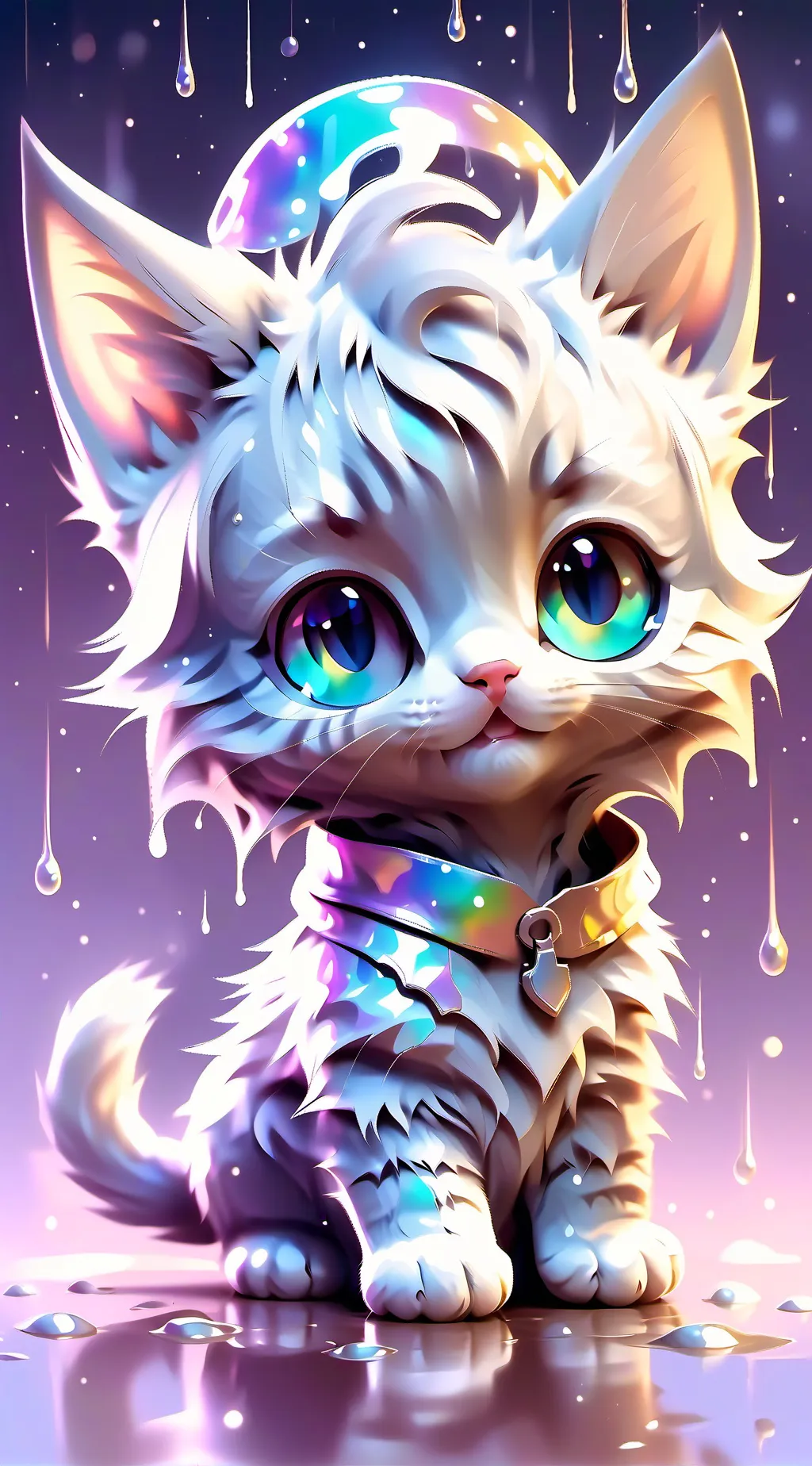 ai character: Cat background