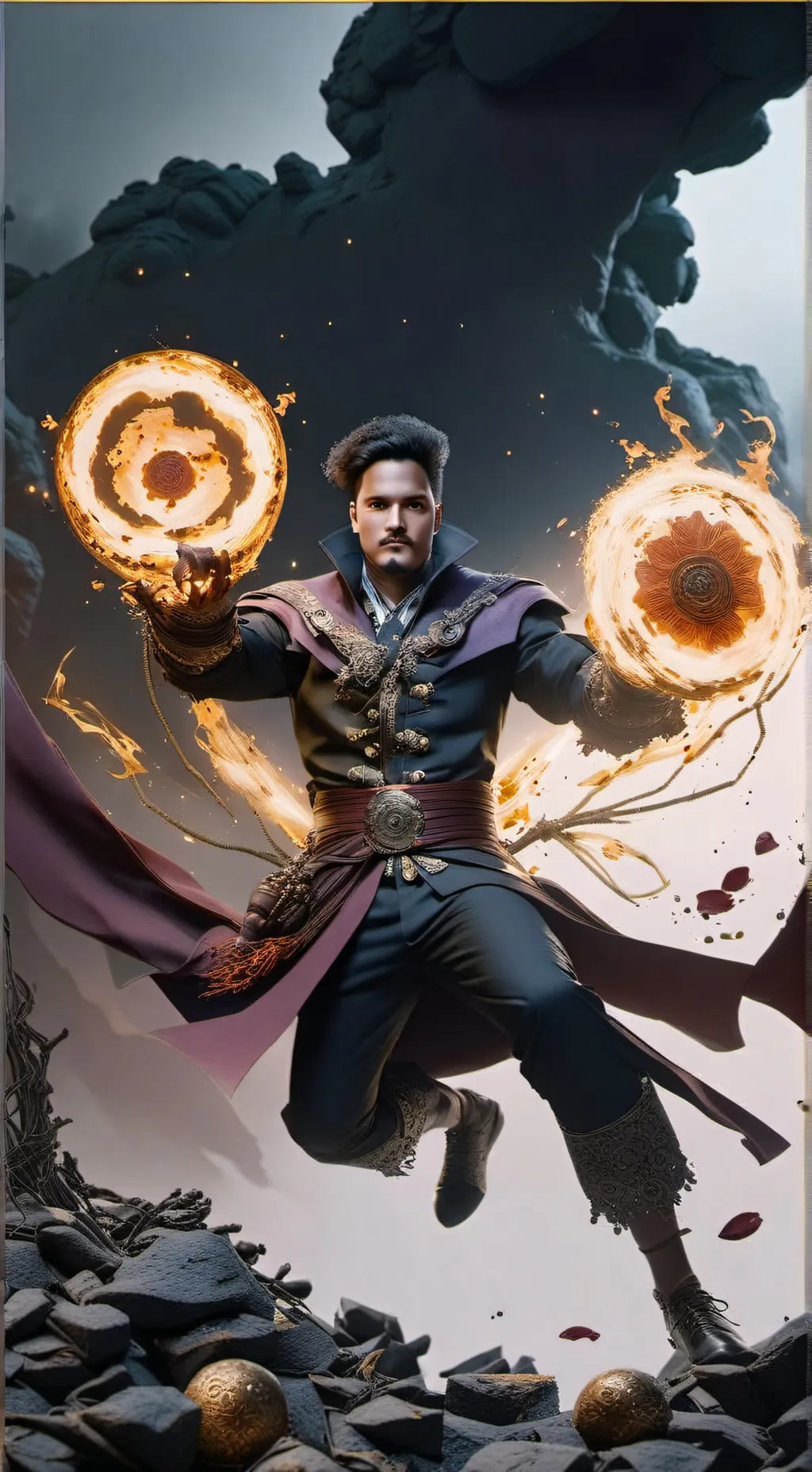 ai character: strange academy  background