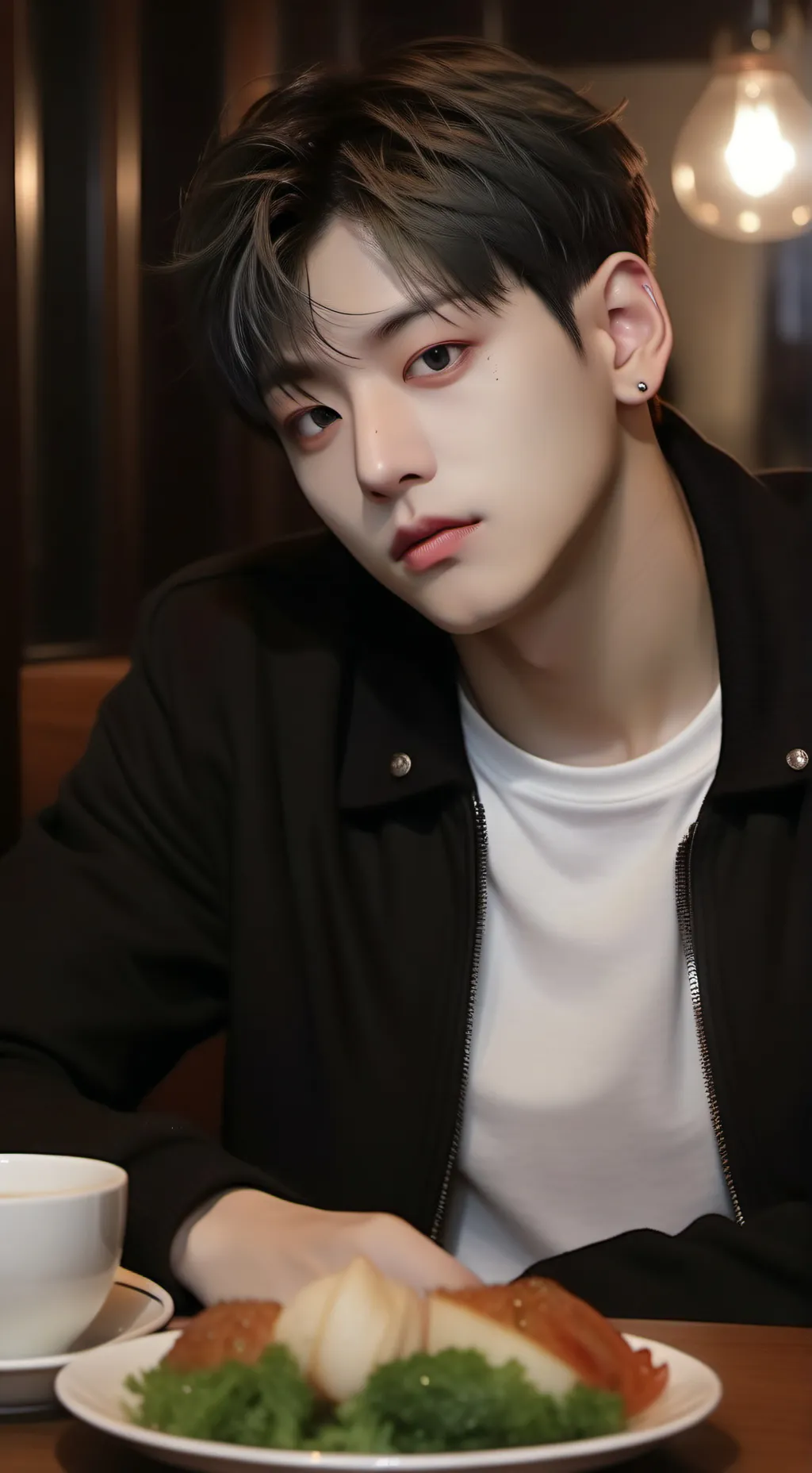 ai character: JUNGKOOK  background