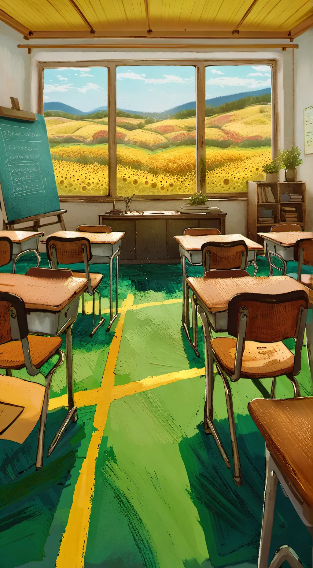 ai character: mha new student background