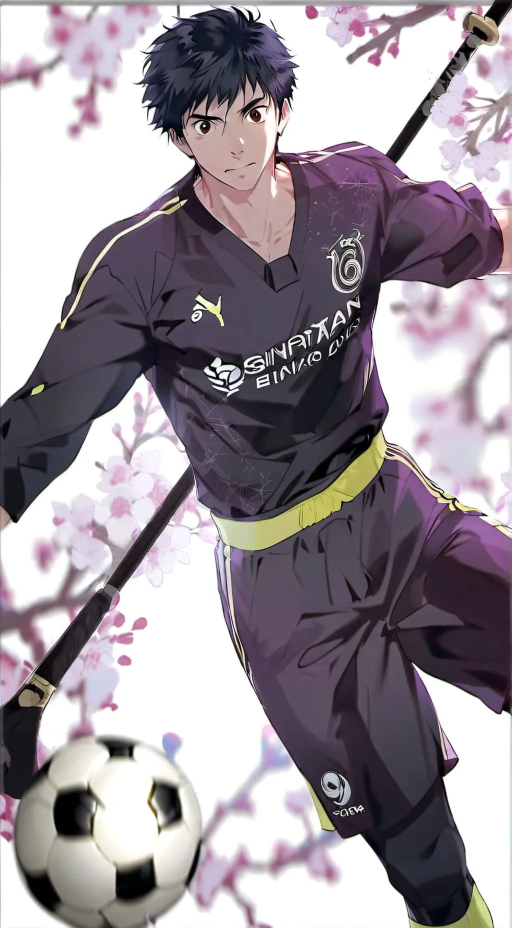 ai character: Kojiro Hyuga  background