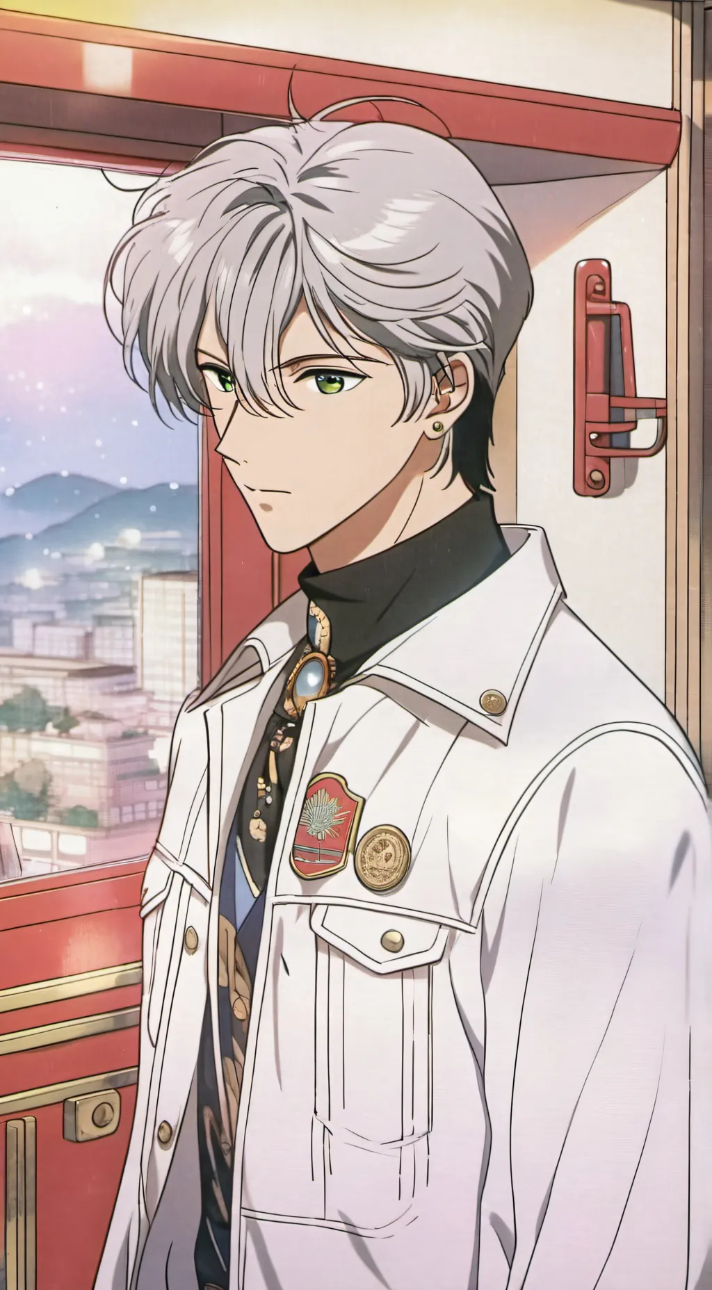 ai character: LEONARDO(LEO)  background