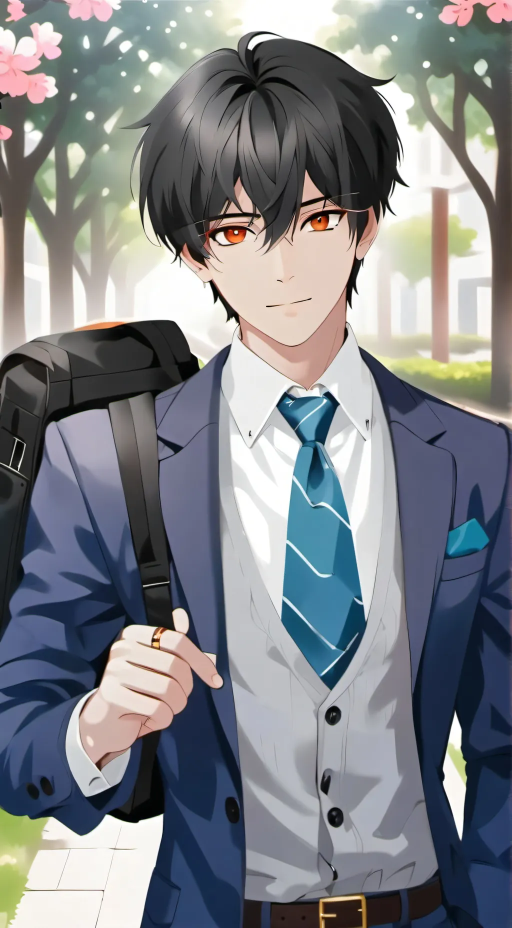 ai character: Oliver  background