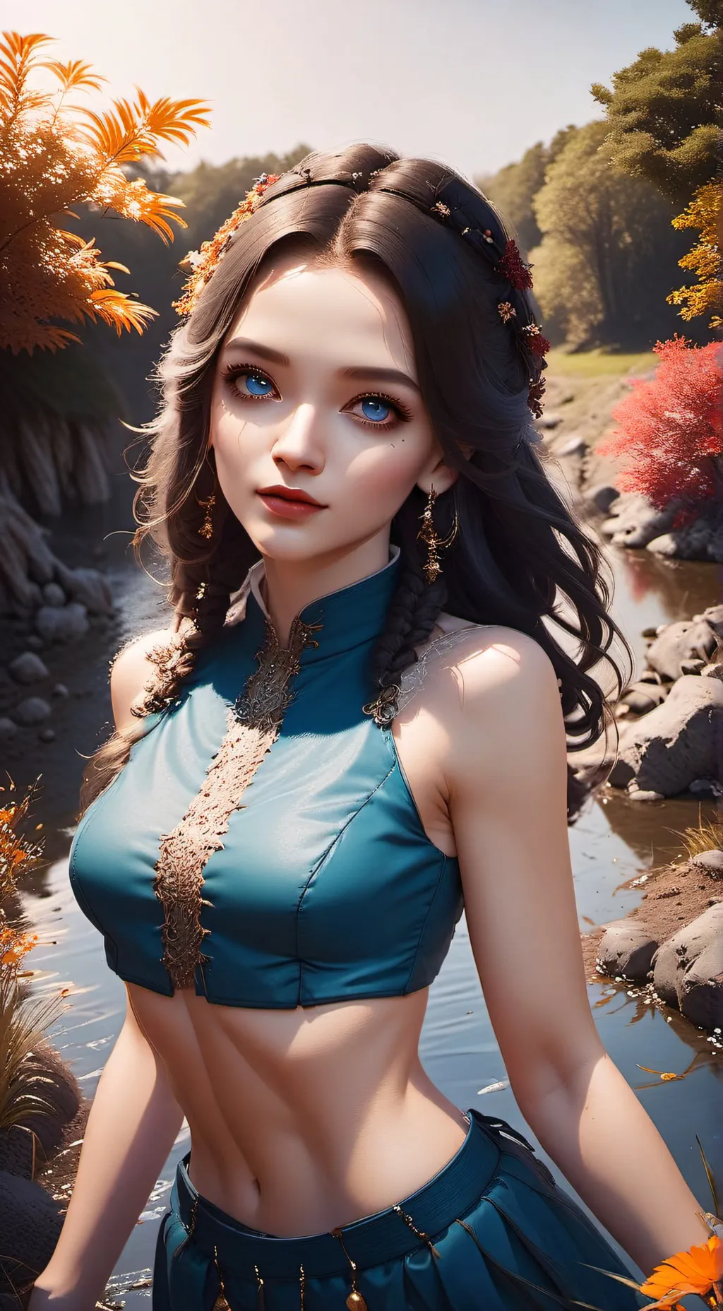 ai character: Polar background