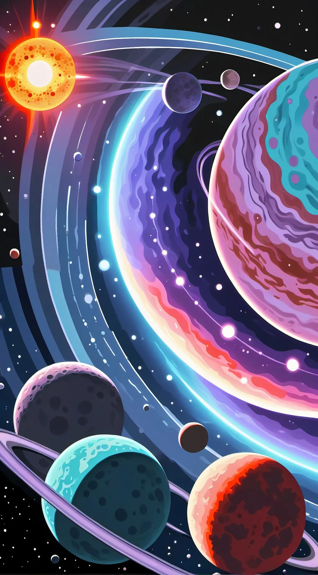 ai character: Solar background