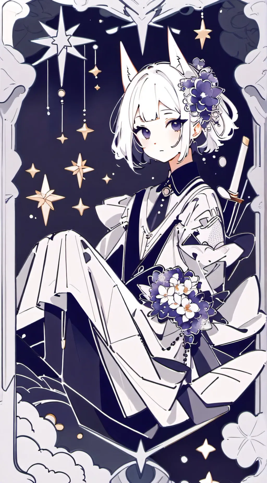 ai character: shimo background