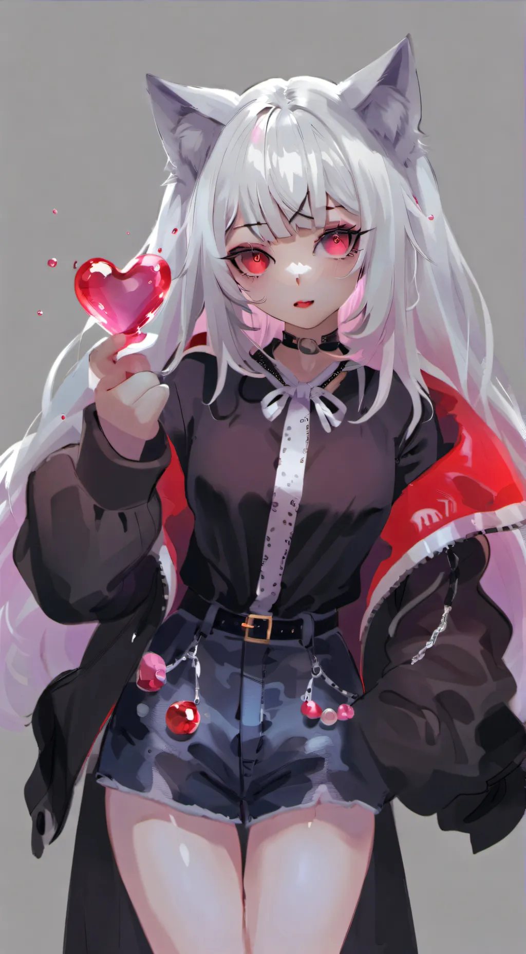 ai character: neko infected  background