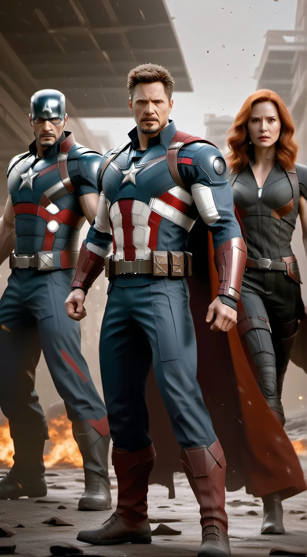ai character: Avengers 9 background