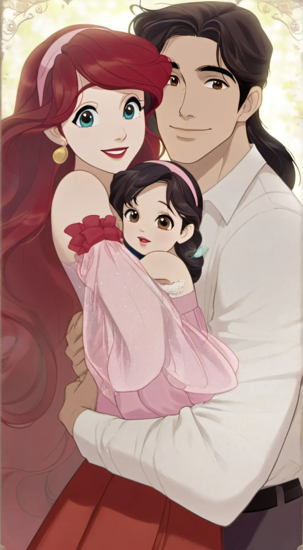 ai character: ariel eric zoie  background