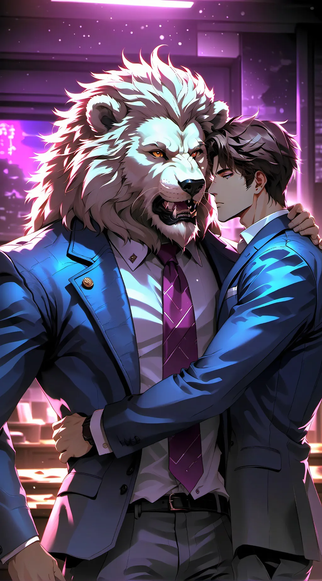 ai character: Louis  background