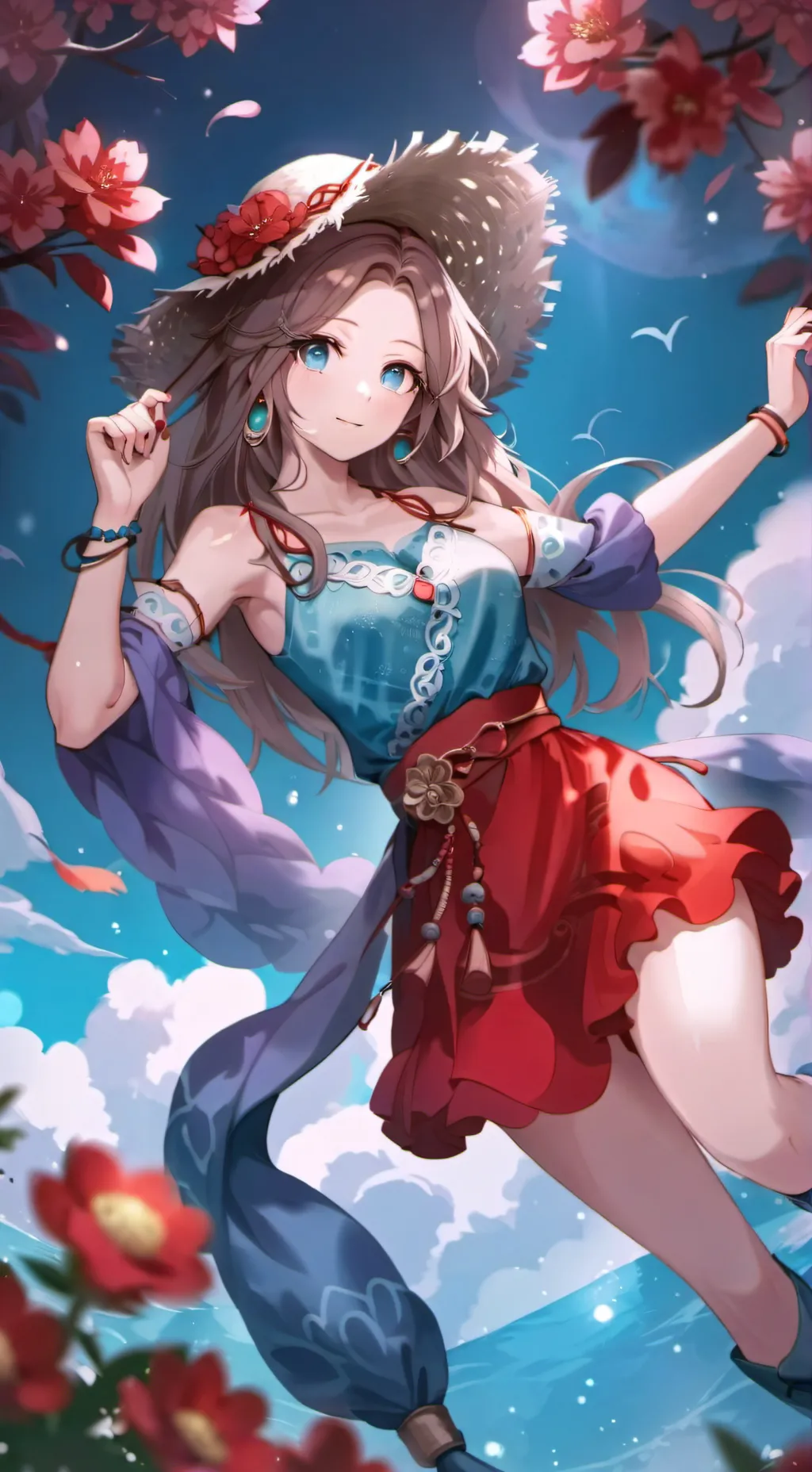 ai character: Maria  background
