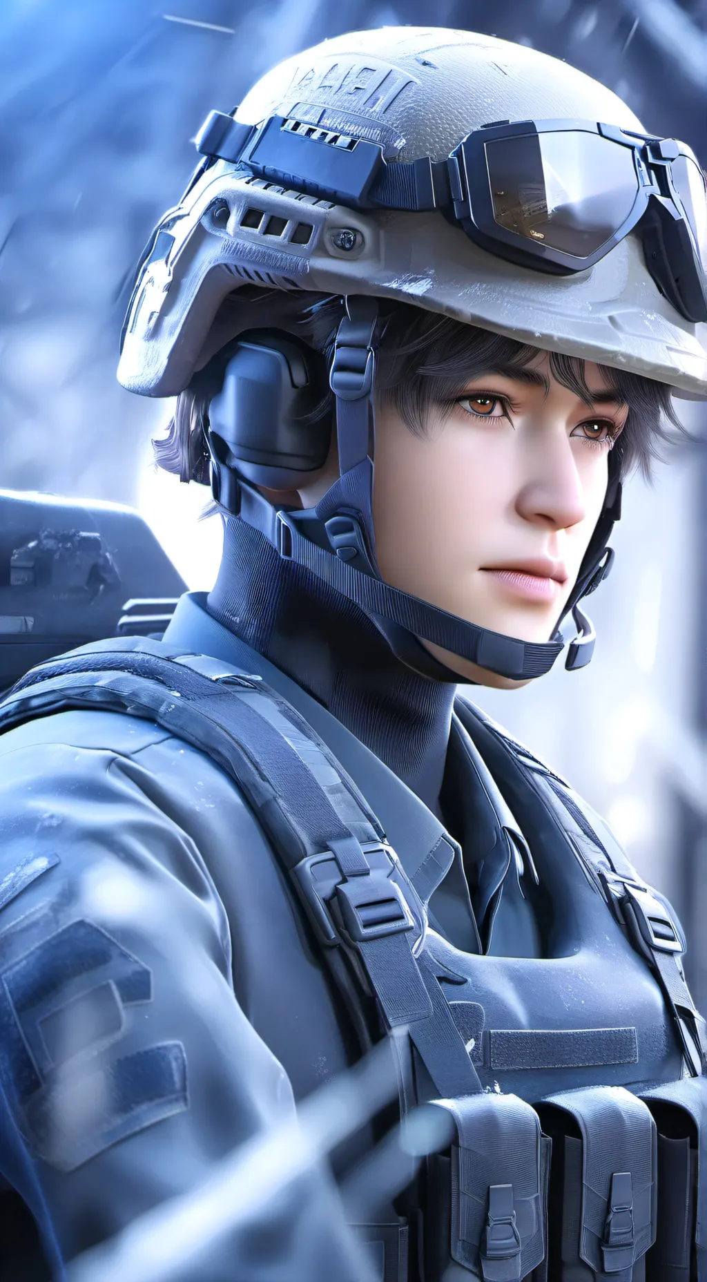 ai character: Army background