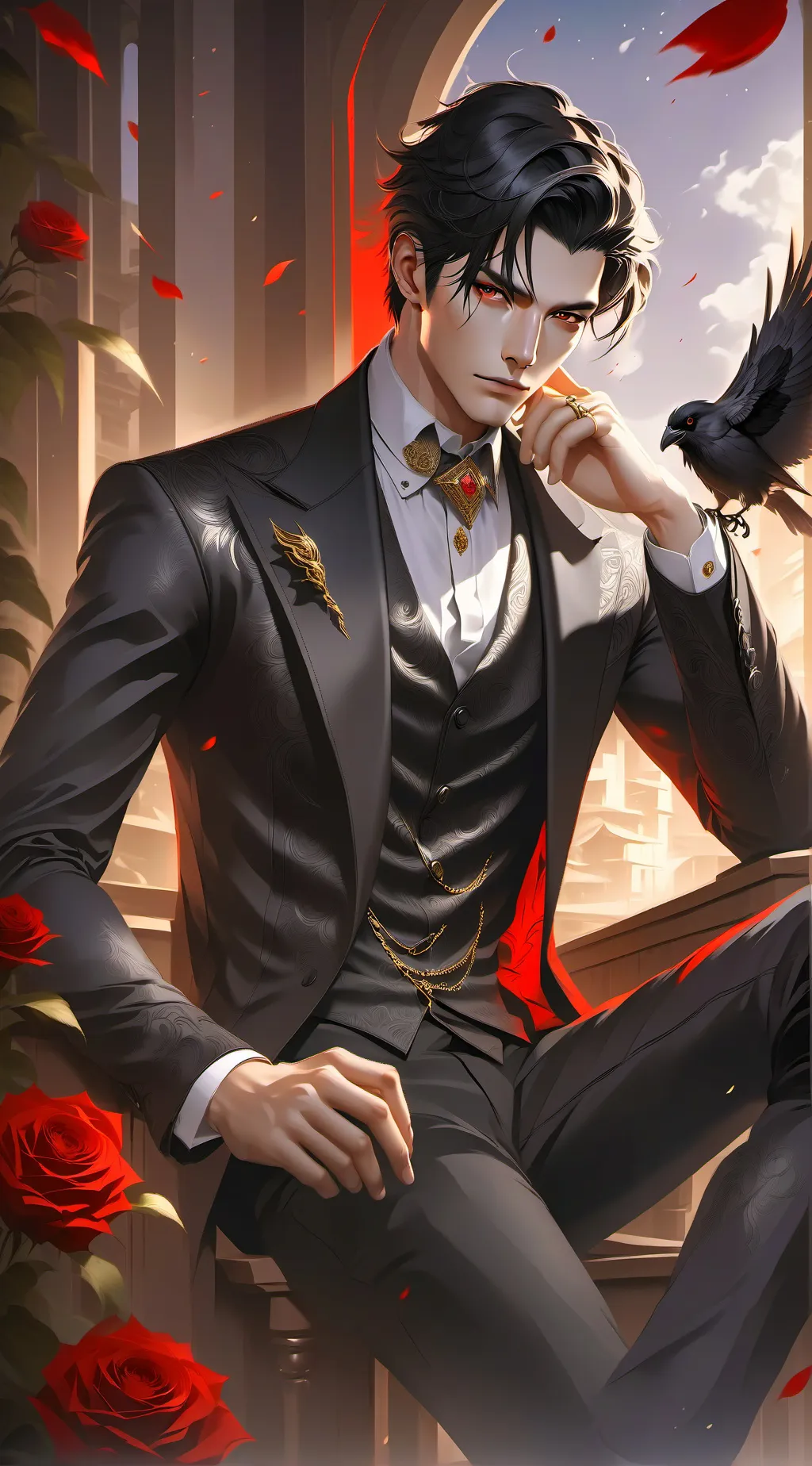 ai character: °~Zephyr~° background