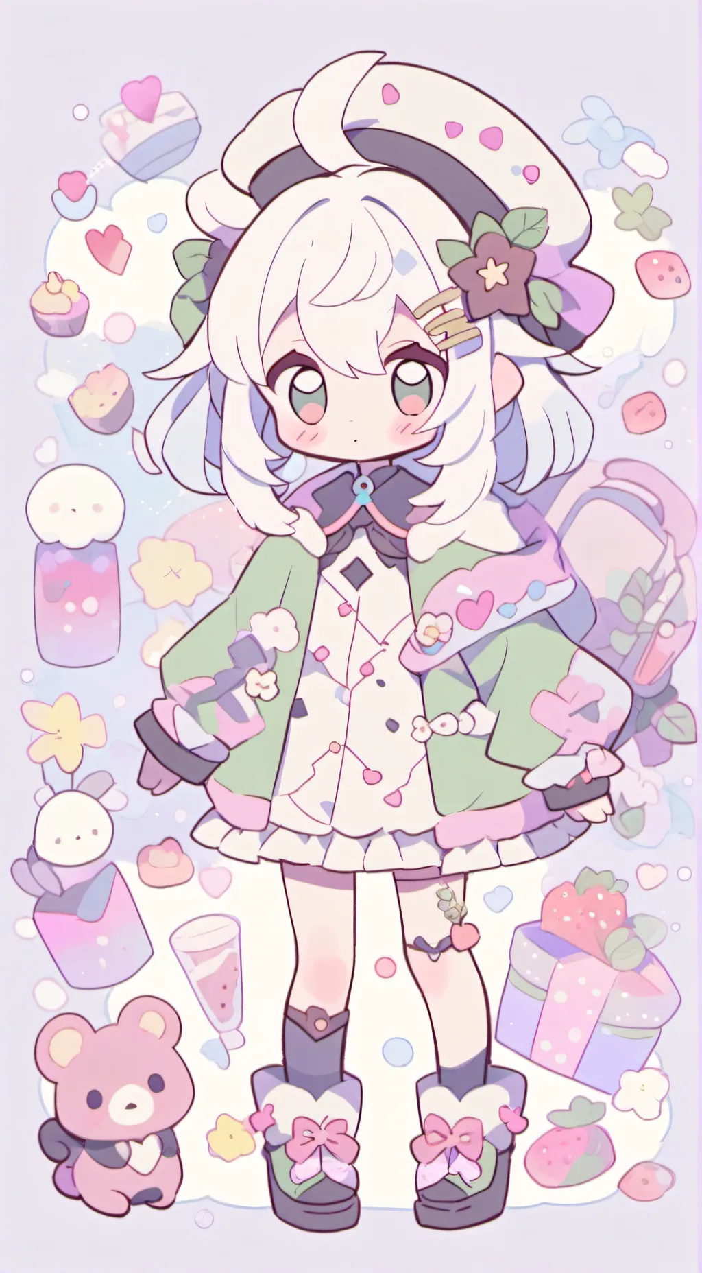 ai character: Dwbbtm3🤣😹🍂 background