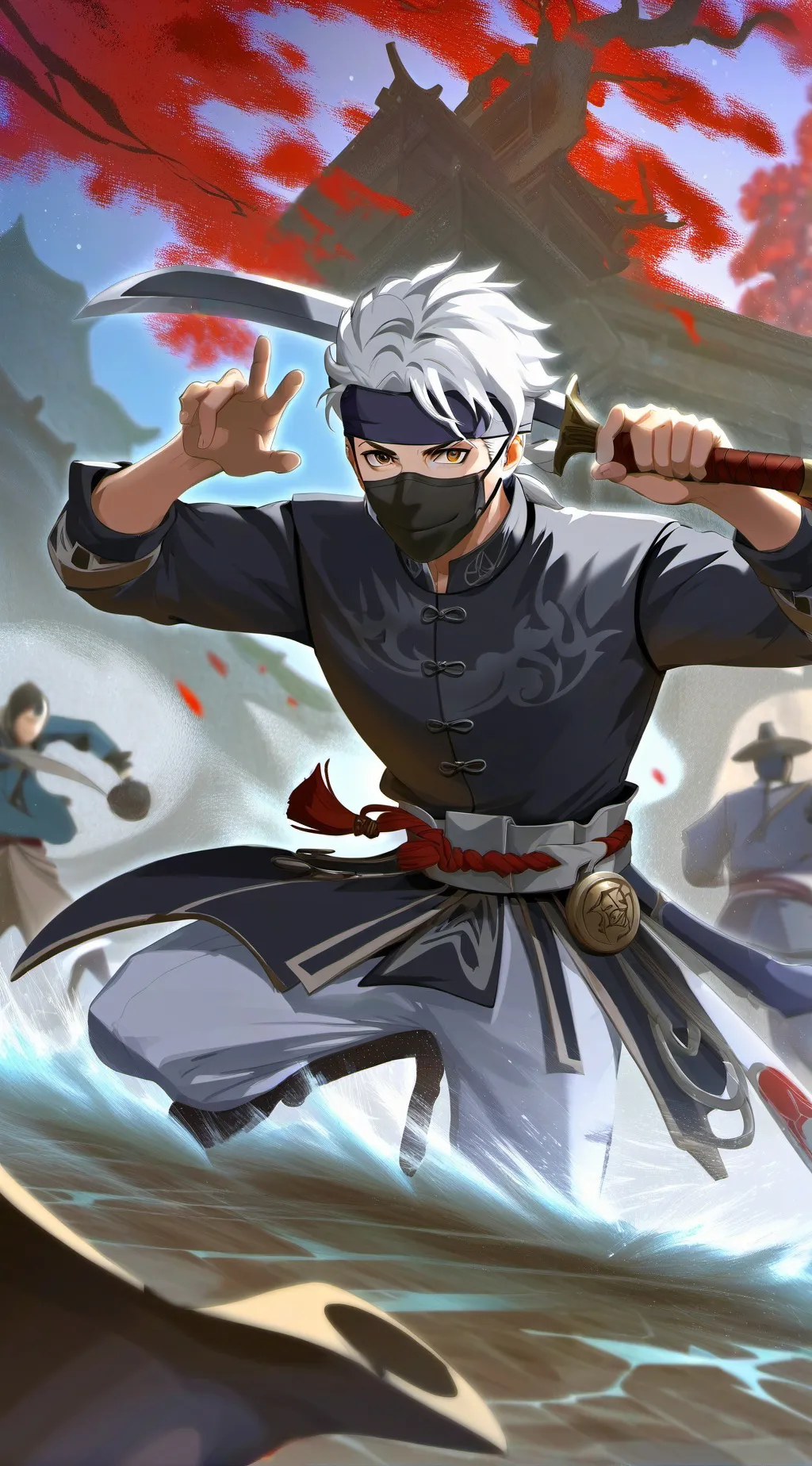 ai character: kakashi  background