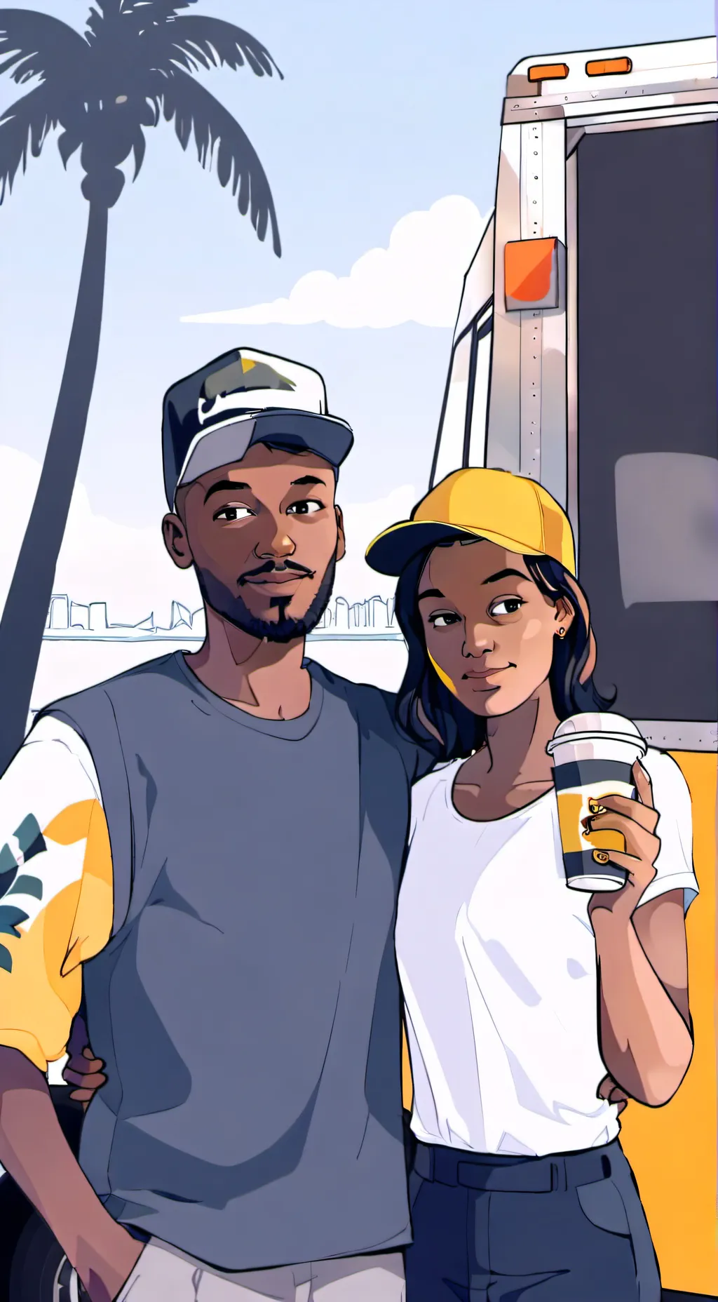 ai character: Angelisa & Andrew background