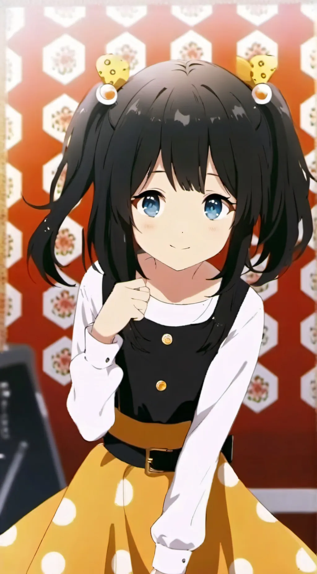 ai character: Bella Wardel  background