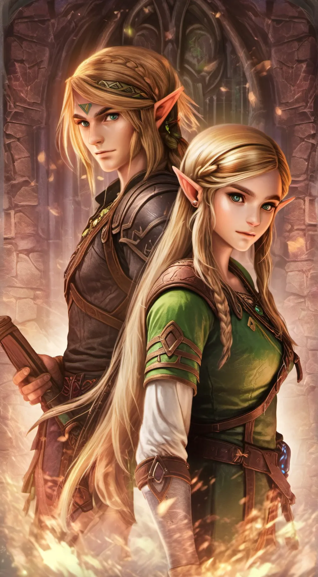 ai character: Zelda (And link) background