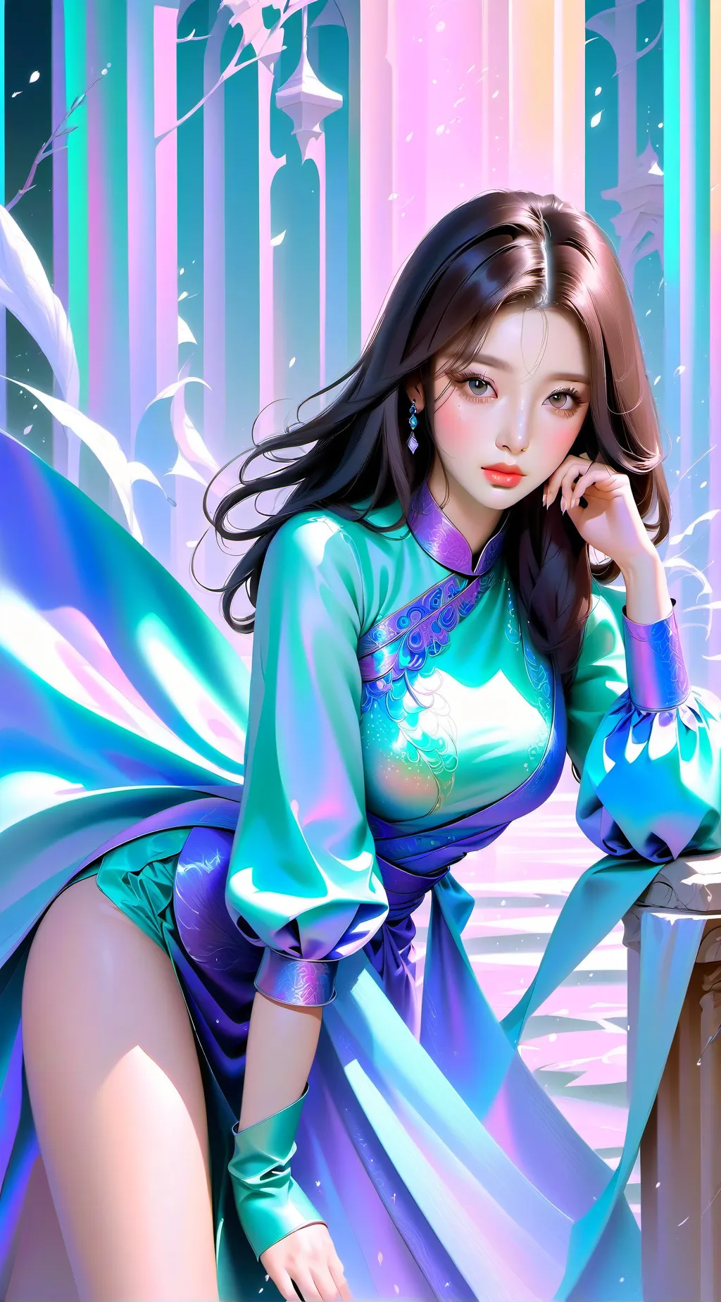 ai character: Sky background