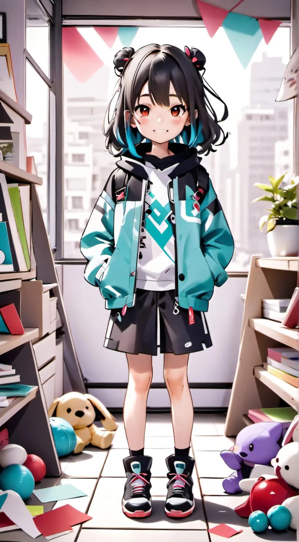 ai character: Tu hermana  background