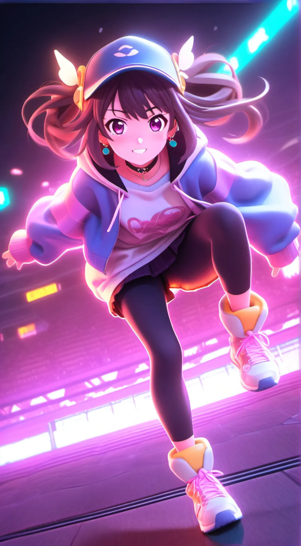 ai character: emily background