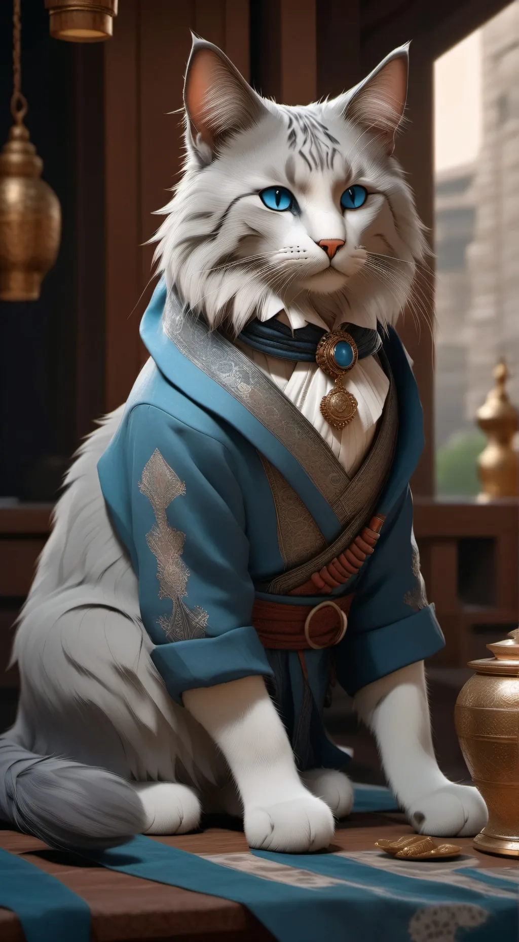 ai character: Kittyfox background