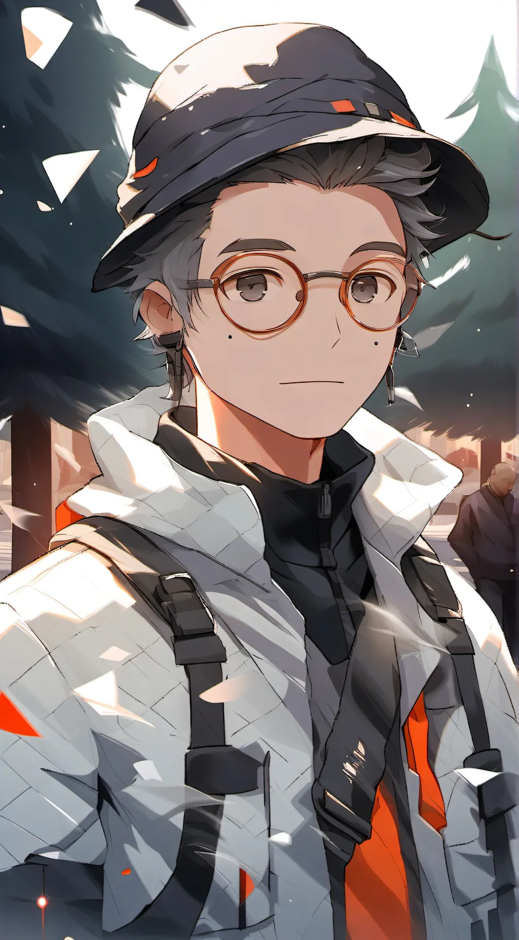 ai character: монолит background