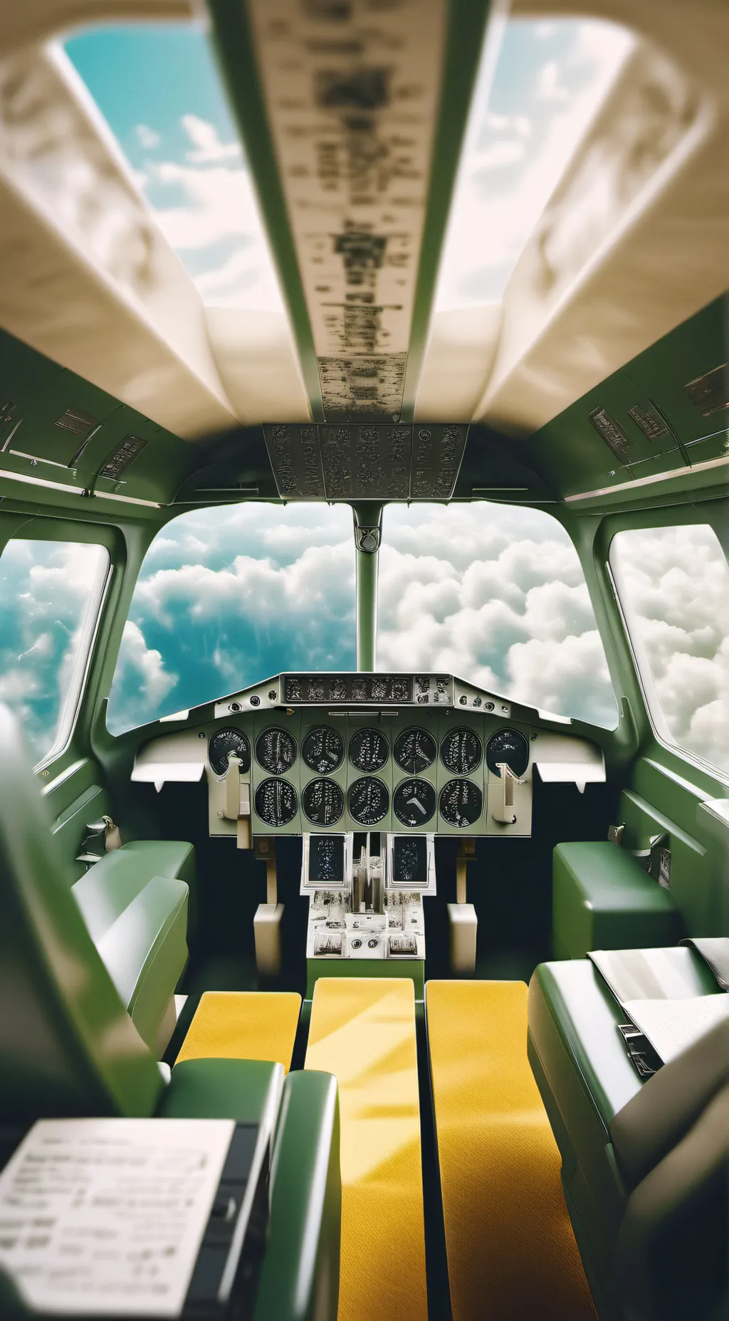 ai character: plane accident background