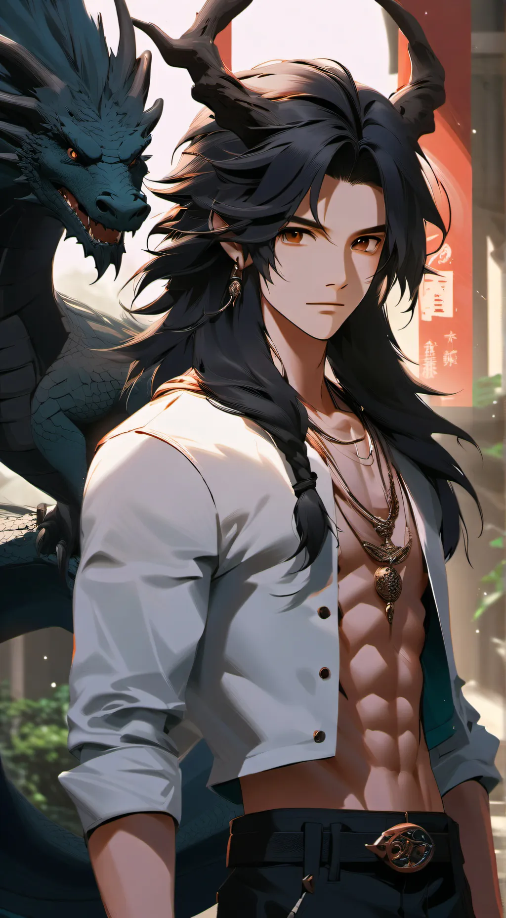 ai character: Shadow  background