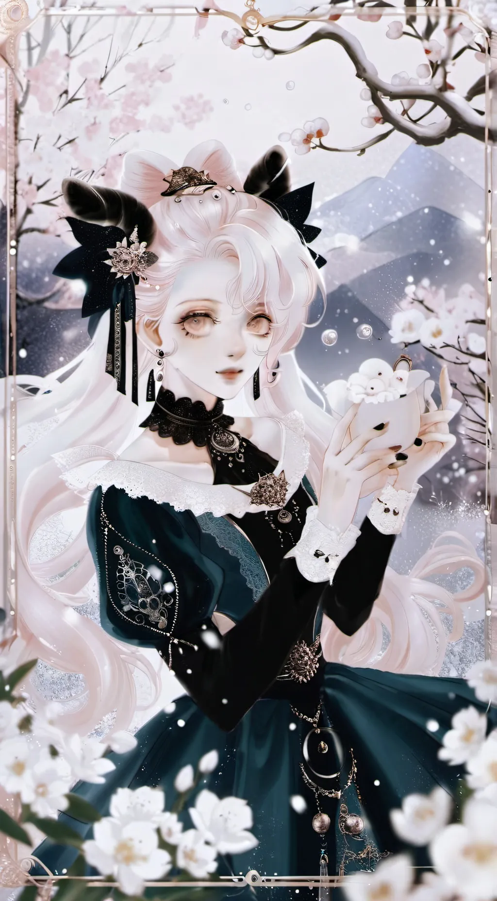 ai character: Demon slayer OC background