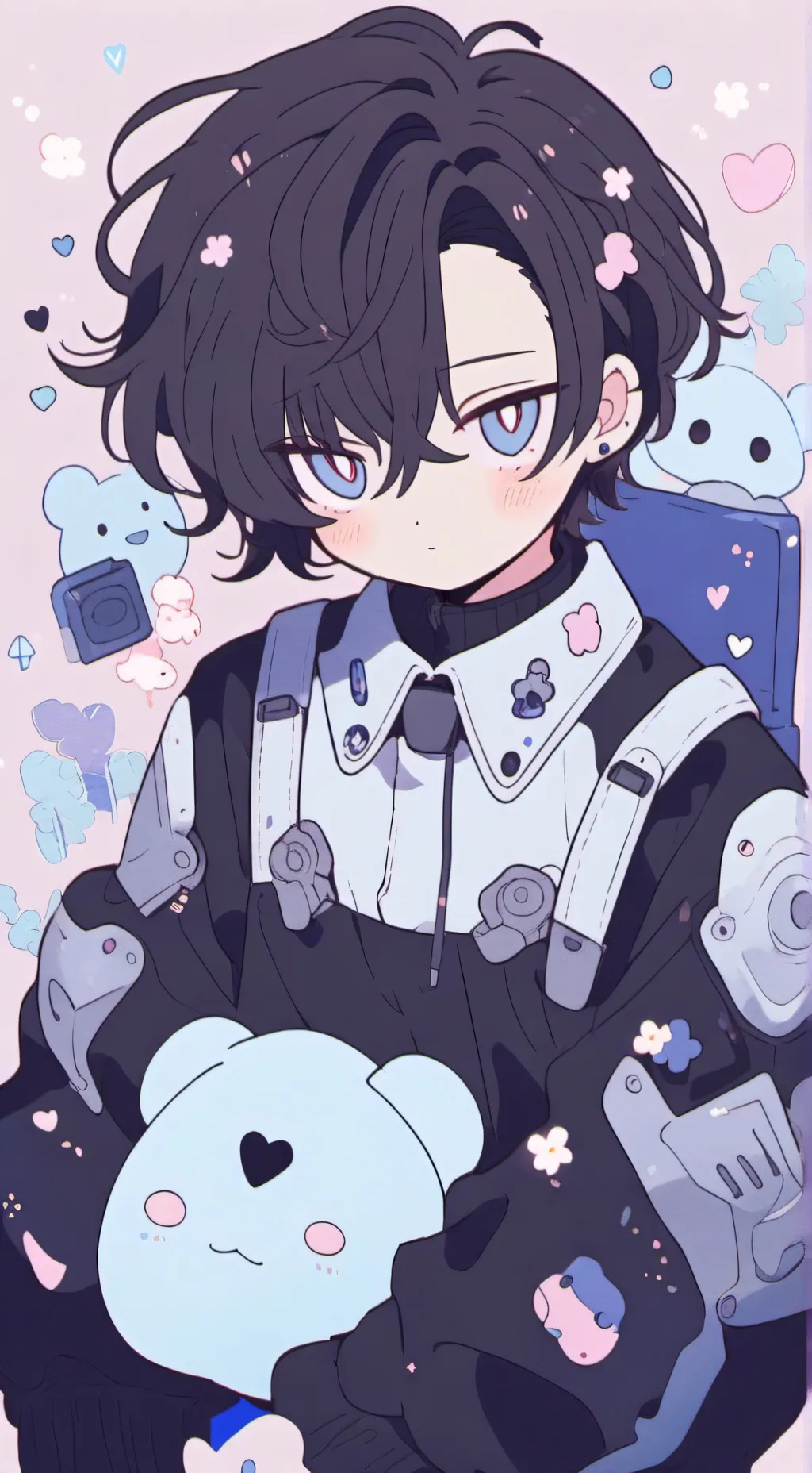 ai character: Leyley3b✨🖤 background
