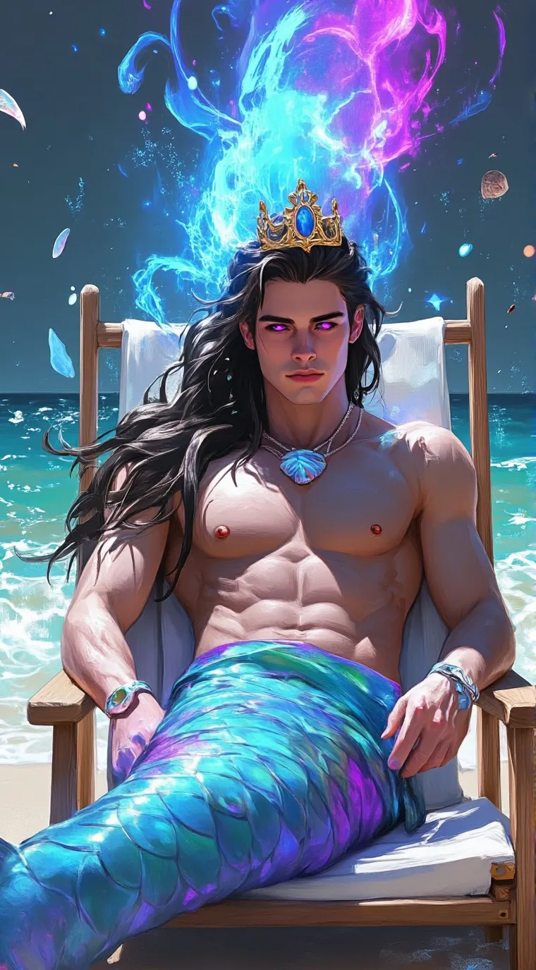 ai character: 🧜‍♂️Delphin 🌊 background