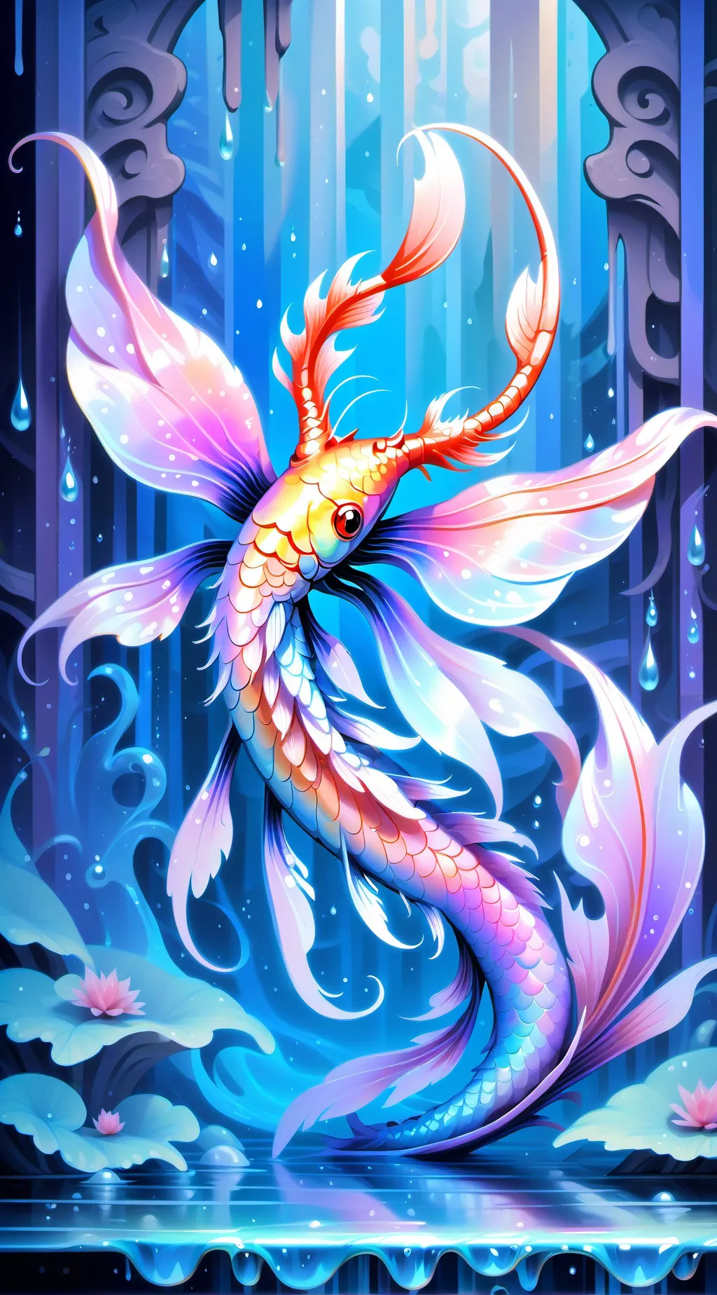 ai character: shrimpo background