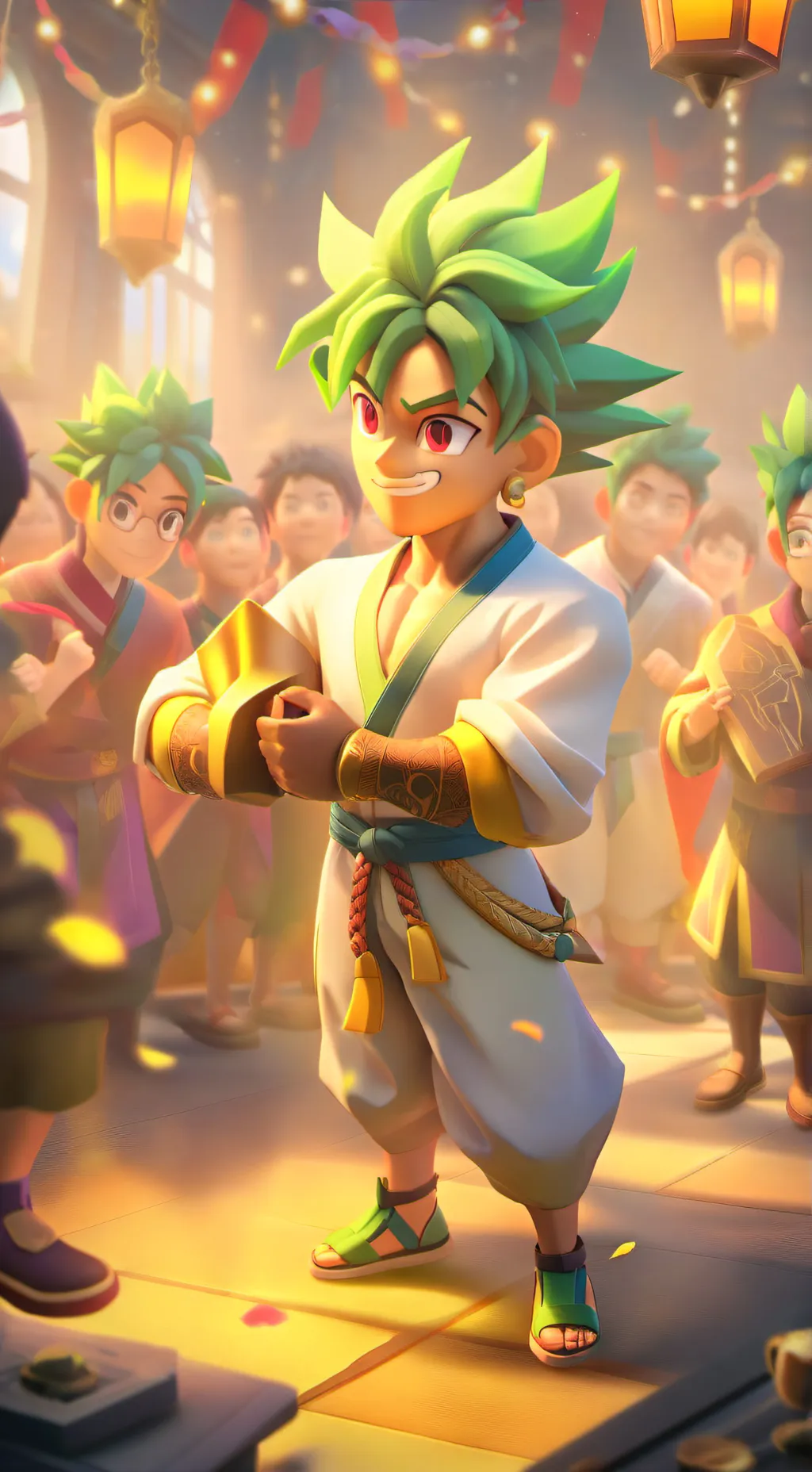 ai character: MHA  new student background