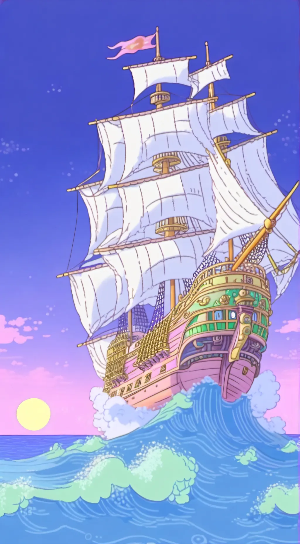 ai character: One Piece background