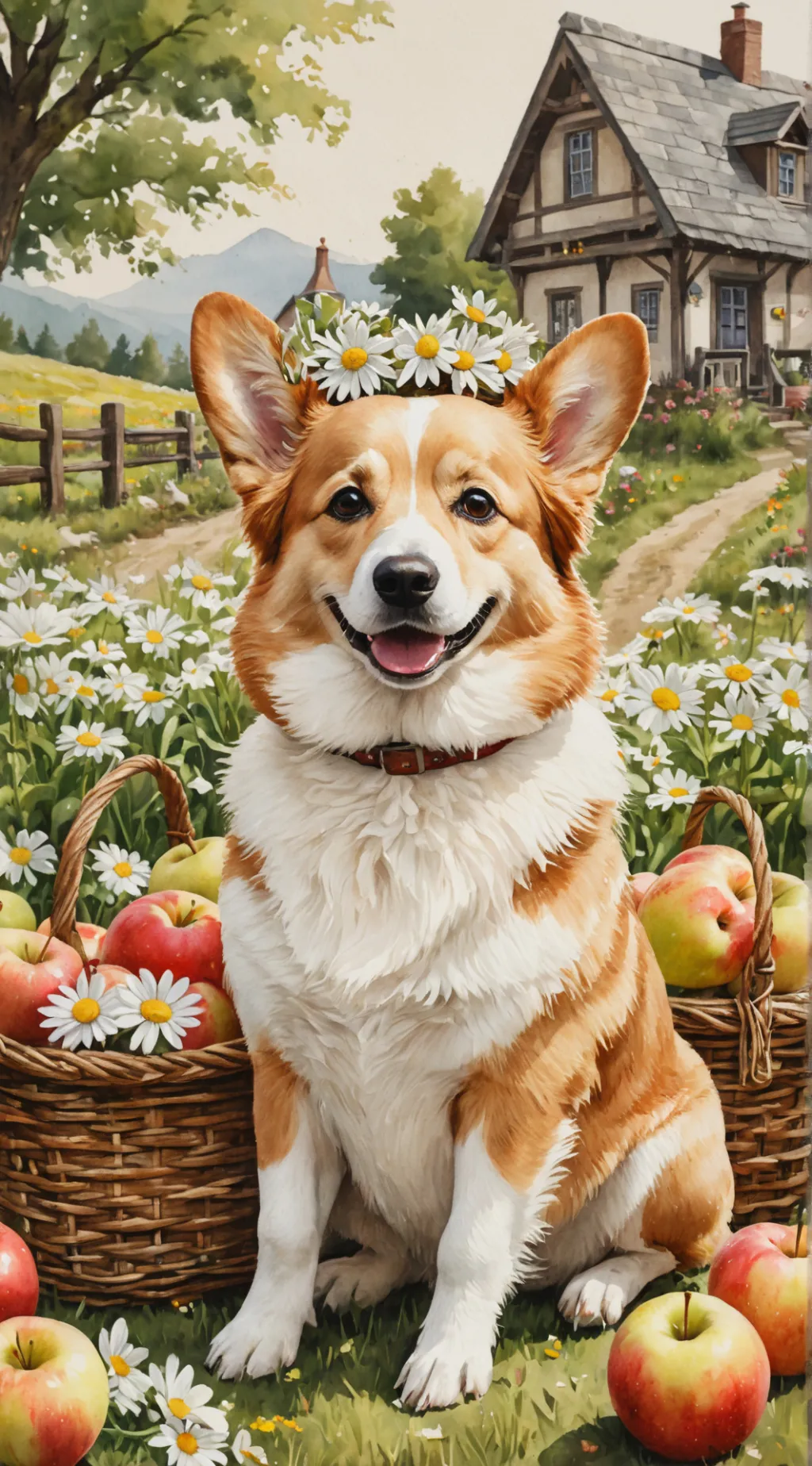 ai character: Applesauce  background