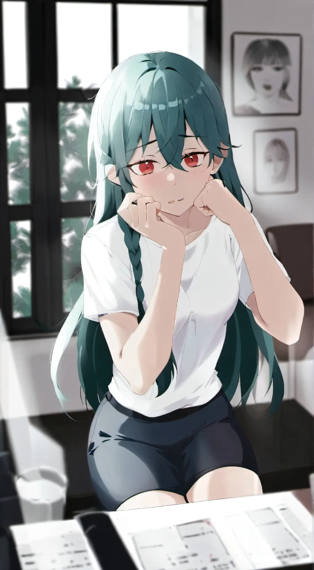 ai character: Ash background