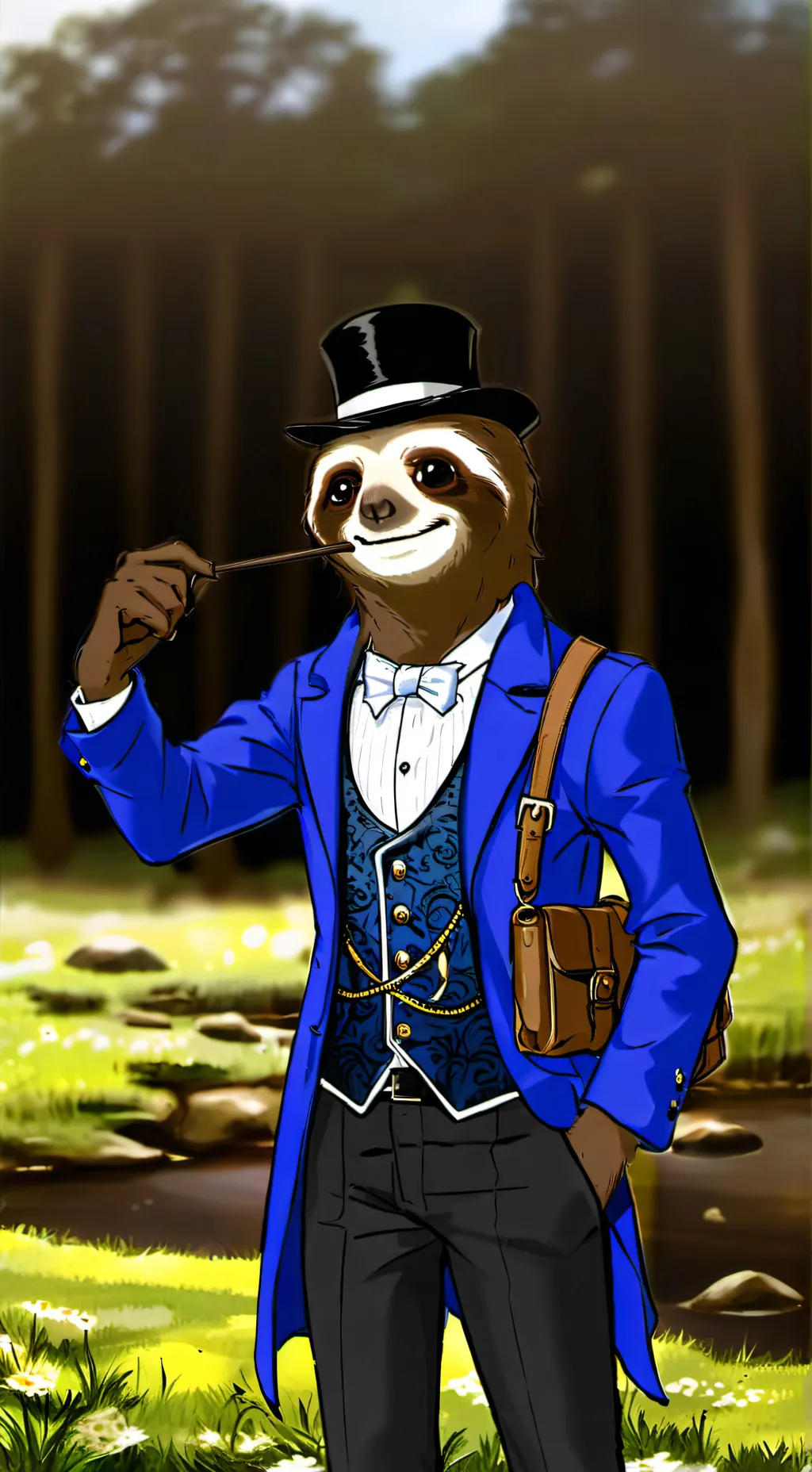 ai character: Simon the sloth background