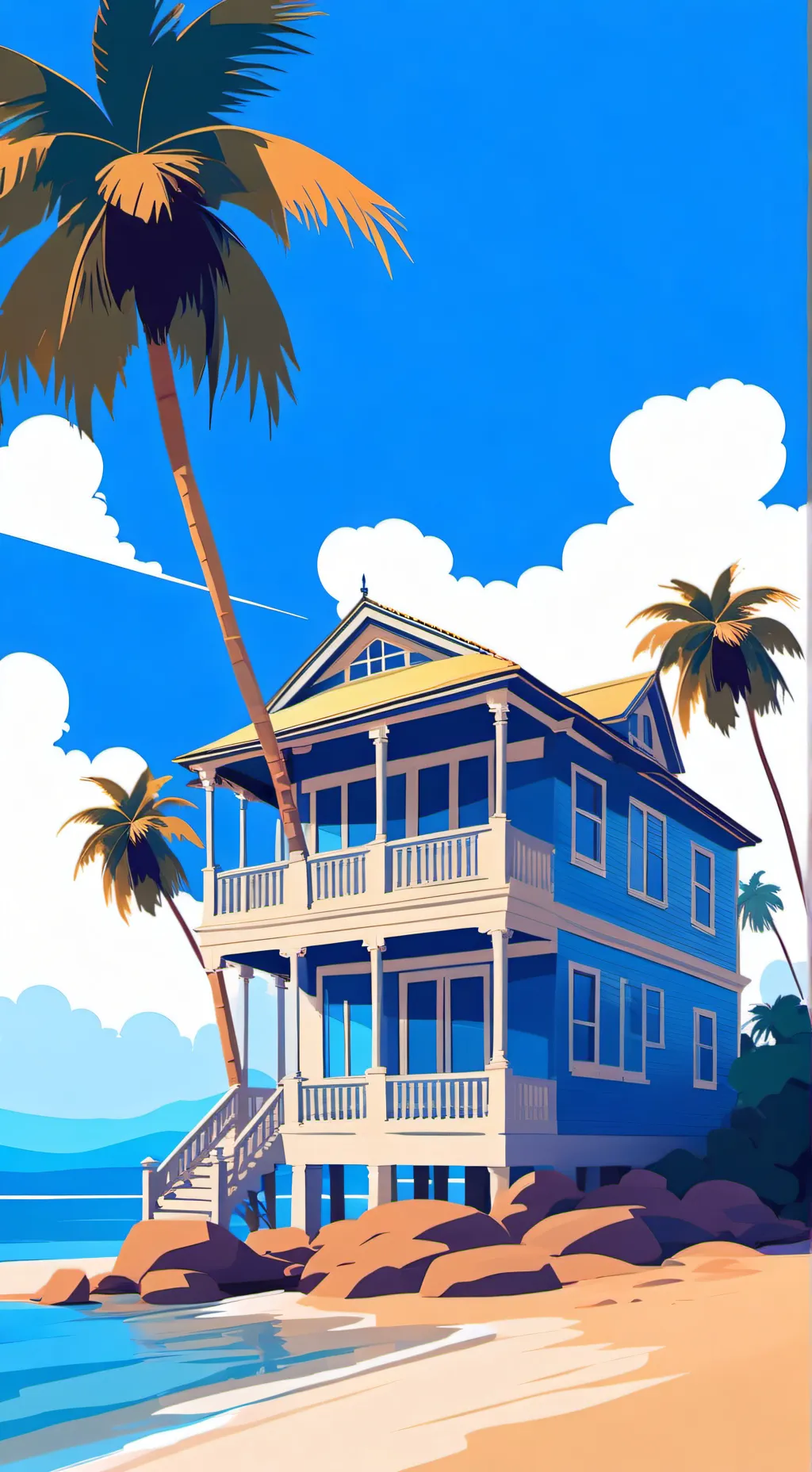ai character: hepstiens island background