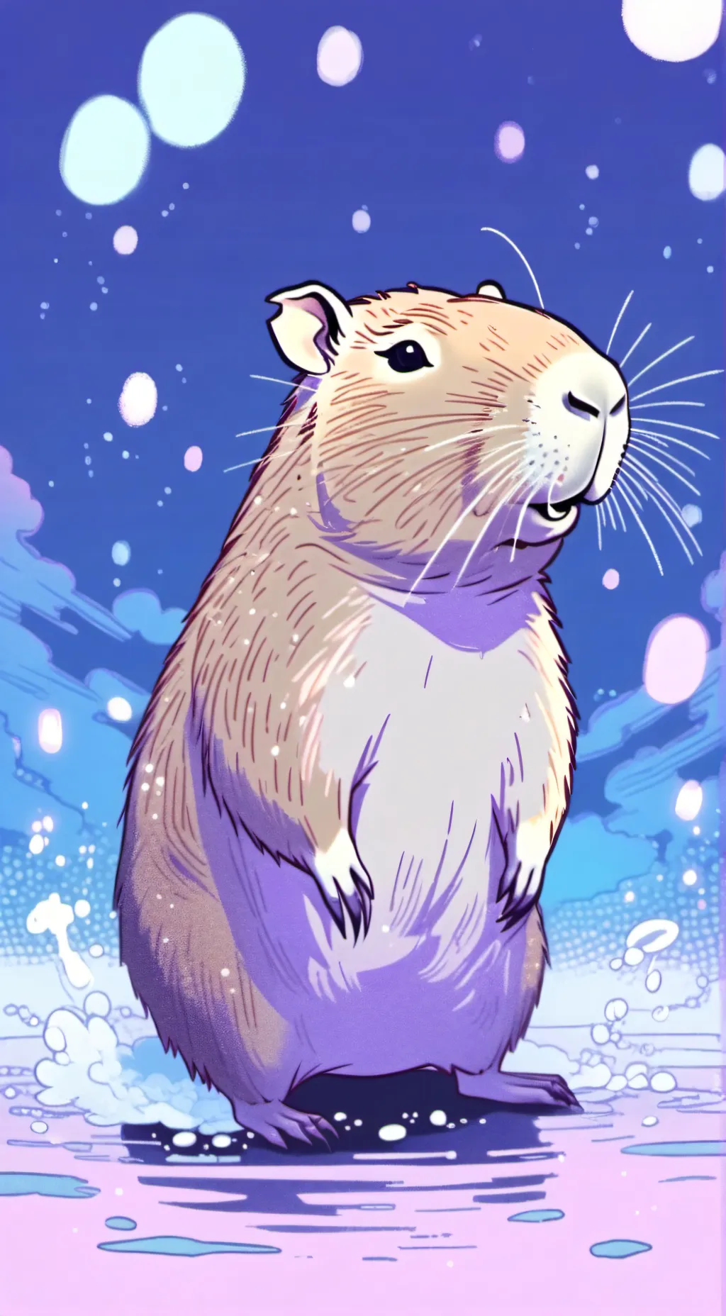 ai character: mean capy background